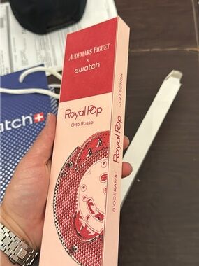 Audemars Piguet x Swatch Royal Pop Otto Rosso - Red & Pink Box